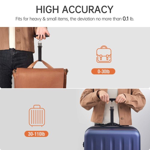 Pèse bagages numérique, valise, avec fonction tare, pour le voyage, capacité maximale 50 kg, noir Pèse bagages numérique, valise, avec fonction tare, pour le voyage, capacité maximale 50 kg, noir