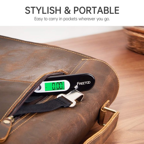 Pèse bagages numérique, valise, avec fonction tare, pour le voyage, capacité maximale 50 kg, noir Pèse bagages numérique, valise, avec fonction tare, pour le voyage, capacité maximale 50 kg, noir