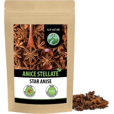 Anice stellato (125g), capsule intere di anice stellato, capsule intere di anice stellato, 100% naturale, tè all'anice stellato senza additivi