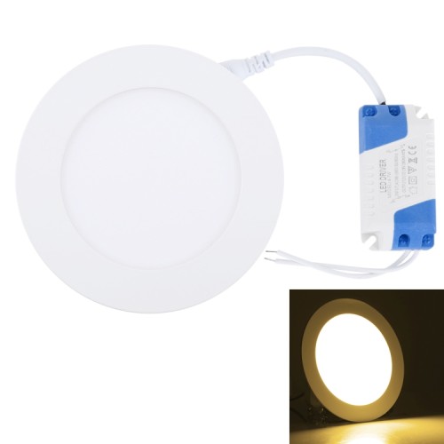 Faretto ad incasso bianco rotondo 6 watt led luce bianco caldo