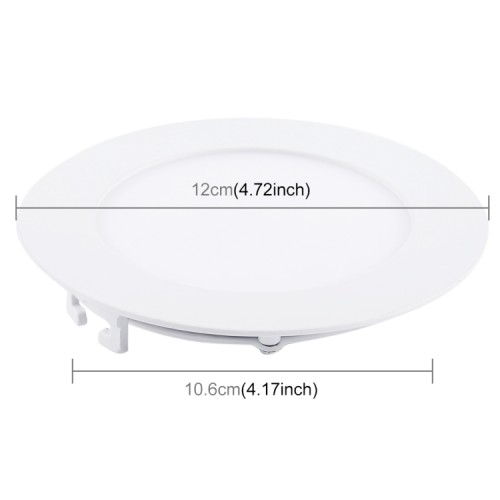 Faretto ad incasso, luce bianco naturale, rotondo, 6 watt Faretto ad incasso, luce bianco naturale, rotondo, 6 watt