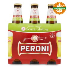 Birra Peroni senza glutine 33clx3 bottiglia 