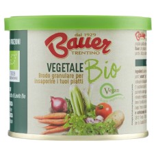 Brodo Vegetale Bio Granulare Istantaneo, Bauer, 120 g