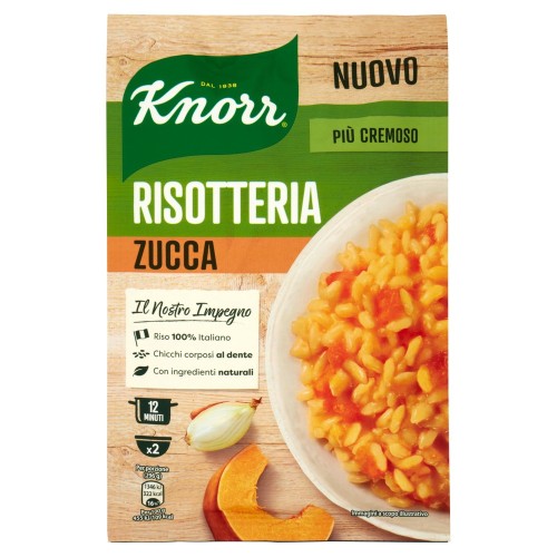 Risotto Zucca, più cremoso, 175 g, Knorr