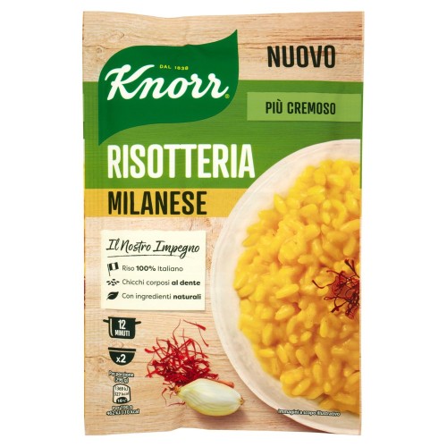 Risotto Alla Milanese, più cremoso, 175 g, Knorr