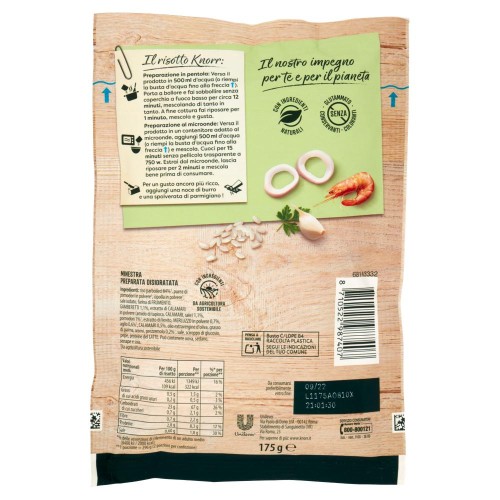 Risotto Pescatora, plus crémeux, 175 g, Knorr