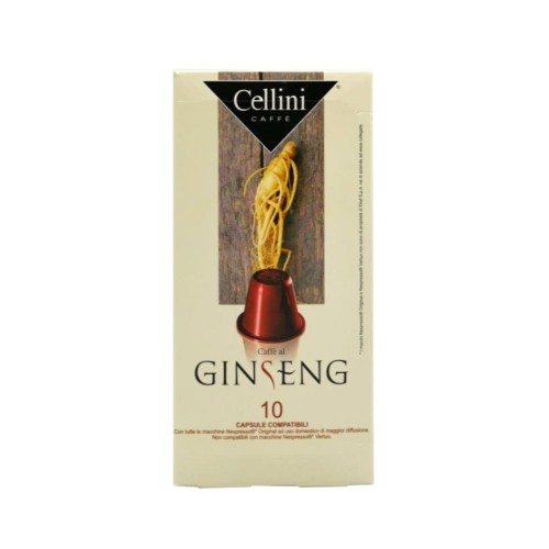 Ginseng Caffè in capsule Cellini, confezione 10 capsule