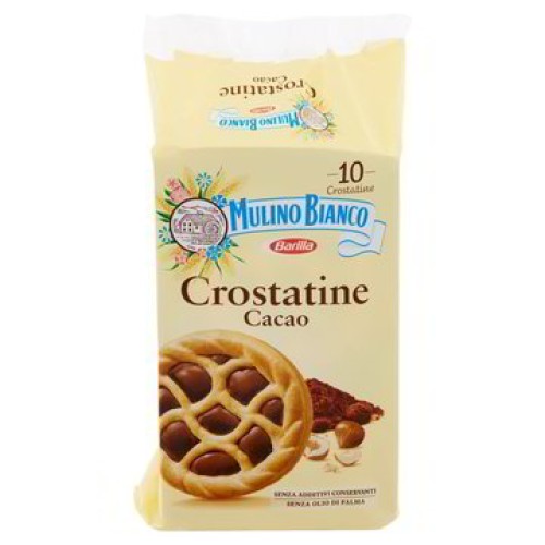 Mulino Bianco Crostatine con Crema al Cacao e Nocciole, 10 Crostatine