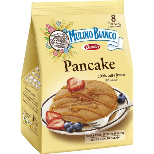 Mulino Bianco Pfannkuchen, zum Frühstück und als Snack, ohne Palmöl und Konservierungsstoffe, 8 Portionen, 280g