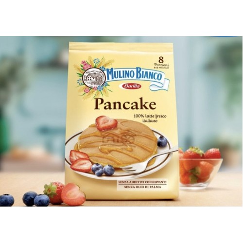 Mulino Bianco Pfannkuchen, zum Frühstück und als Snack, ohne Palmöl und Konservierungsstoffe, 8 Portionen, 280g