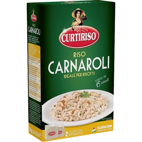 Curti riso carnaroli, deliziosi risotti, sempre al dente, kg. 1