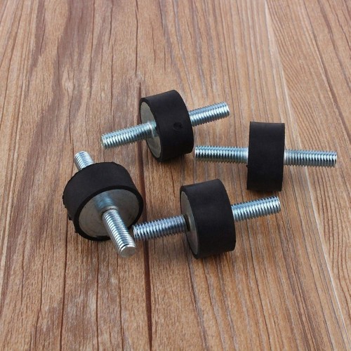 Supporti in gomma antivibrazioni 4 pezzi M8 30 × 15 Supporti in gomma antivibrazioni 4 pezzi M8 30 × 15