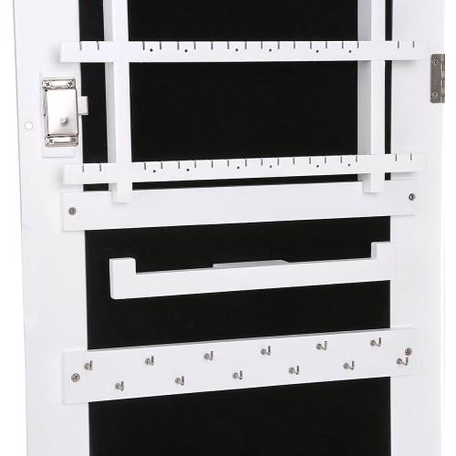 Armadio porta gioielli bigiotteria da appendere con specchio montaggio a parete 119 x 35 x 9 cm Armadio porta gioielli bigiotteria da appendere con specchio montaggio a parete 119 x 35 x 9 cm