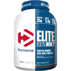 Dymatize Elite Whey, Proteine isolate, 100%, confezione da 2.10 kg, gusto cioccolato