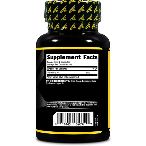 PrimaForce Yohimbine HCl 2,5 mg – 90 Gélules | Complément Naturel pour Énergie & Gestion du Poids PrimaForce Yohimbine HCl 2,5 mg – 90 Gélules | Complément Naturel pour Énergie & Gestion du Poids