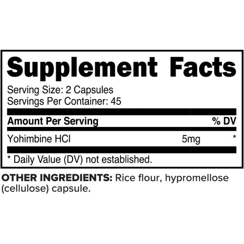 PrimaForce Yohimbine HCl 2,5 mg – 90 Gélules | Complément Naturel pour Énergie & Gestion du Poids PrimaForce Yohimbine HCl 2,5 mg – 90 Gélules | Complément Naturel pour Énergie & Gestion du Poids