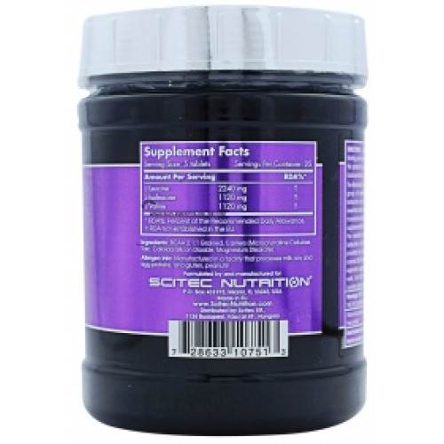 Amminoacidi a catena ramificata di Scitec Nutrition BCAA 6400 Amminoacidi a catena ramificata di Scitec Nutrition BCAA 6400