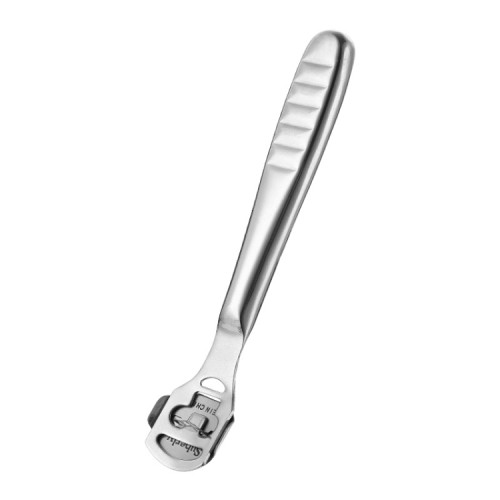 Fussschaber Edelstahl, mit Etui, Hornhaut, Hände und Füsse entfernen, für Damen Herren, mit 10 Klingen Fussschaber Edelstahl, mit Etui, Hornhaut, Hände und Füsse entfernen, für Damen Herren, mit 10 Klingen