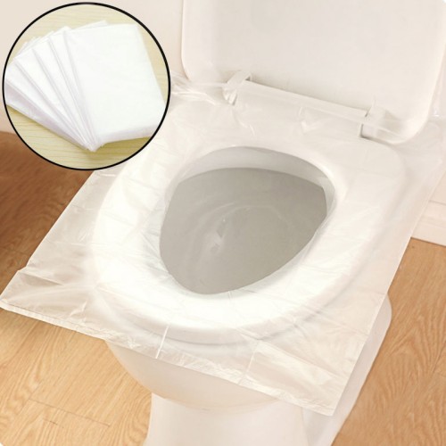 Copriwater da viaggio, usa e getta, monouso in plastica