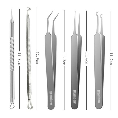 acne pinzette in Acciaio Inox per eliminare l'acne Punti Neri Brufoli acne pinzette in Acciaio Inox per eliminare l'acne Punti Neri Brufoli