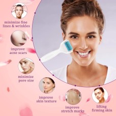 Derma Roller con Spazzola Silicone Pulizia Viso per Anti Acne