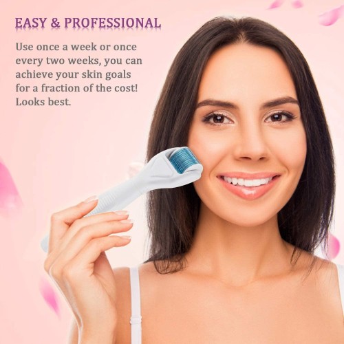 Derma Roller con Spazzola Silicone Pulizia Viso per Anti Acne Derma Roller con Spazzola Silicone Pulizia Viso per Anti Acne