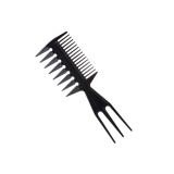 Pettine Tre In Uno per capelli 20 x 7cm nero