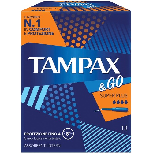 Tampax & Go Super Plus, 18 pezzi