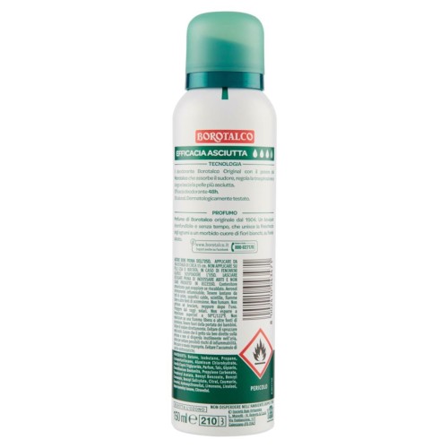 Borotalco Original Parfüm von Borotalco Deo Spray 0% Alkohol 150 ml Borotalco Original Parfüm von Borotalco Deo Spray 0% Alkohol 150 ml