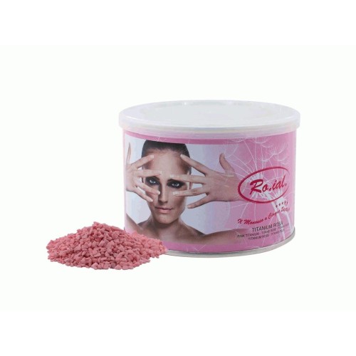 Ceretta depilazione 400ml Titanio Rosa, professionale Ceretta depilazione 400ml Titanio Rosa, professionale