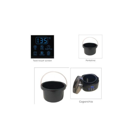 Chauffe cire électrique professionnel, pour l'épilation, avec thermostat Chauffe cire électrique professionnel, pour l'épilation, avec thermostat