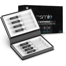 Gel per sbiancamento denti Mysmile, 8 ricariche da 3ml 