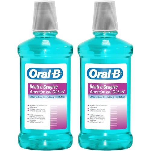 Oral-B Collutorio per la Protezione di Denti e Gengive Senza Alcool, confezione risparmio