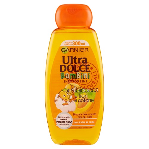 GARNIER, Shampoo Ultradolce Albicocca, per Bambini, 300 ml
