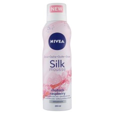 NIVEA  Doccia schiuma Silk Mousse Rhubarb Raspberry 200 ml