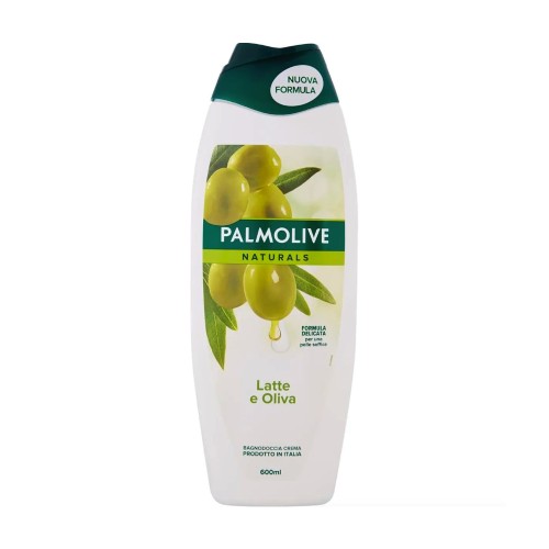 Palmolive Naturals, Bagnoschiuma Idratante Naturals Latte e Oliva 600ml