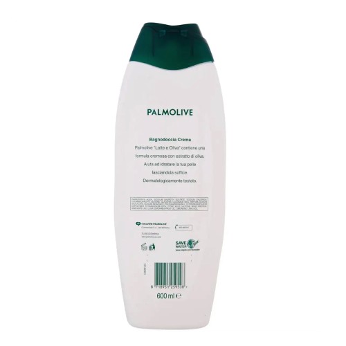 Palmolive Naturals, Bagnoschiuma Idratante Naturals Latte e Oliva 600ml Palmolive Naturals, Bagnoschiuma Idratante Naturals Latte e Oliva 600ml