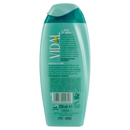 VIDAL Duschschaum Muschio Bianco 250ml VIDAL Duschschaum Muschio Bianco 250ml