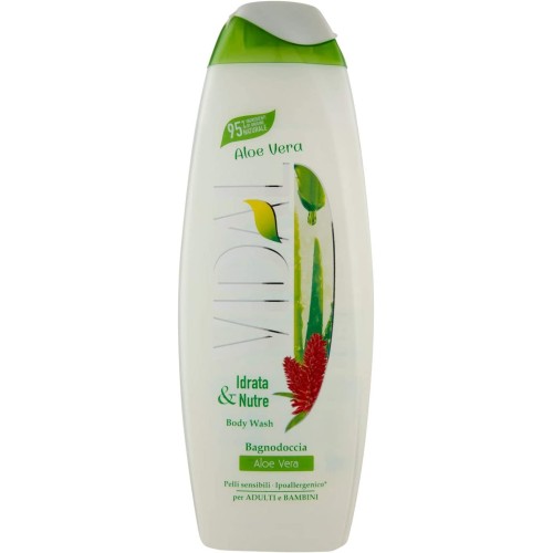 Vidal Doccia Schiuma Aloe Vera 500 ml nutre e idrata