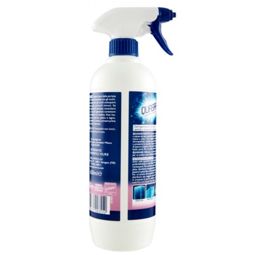 Quasar detergente Doccia Vetri, anticalcare, antivapore, idrorepellente, 650 ml Quasar detergente Doccia Vetri, anticalcare, antivapore, idrorepellente, 650 ml