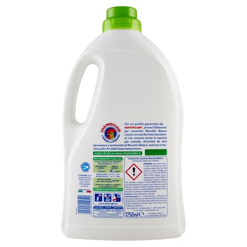 Chanteclair Detersivo Lavatrice, Muschio Bianco, 35 Lavaggi