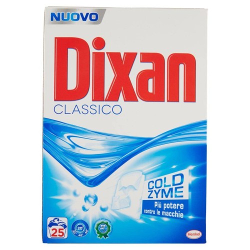 DIXAN Classico Polvere Detersivo per Lavatrice - 25 misurini