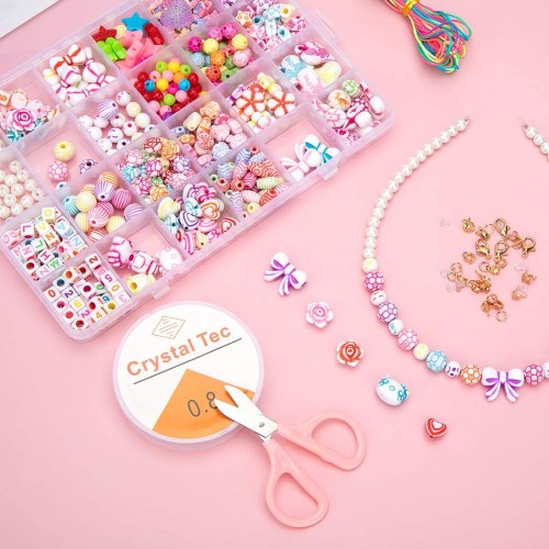 Perline Fai da Te Kit Per la Creazione di Gioielli bracciali e collanine