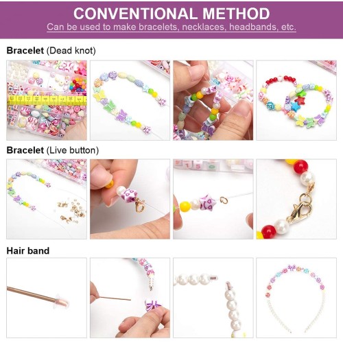 DIY Perlen Kits für Schmuckherstellung Armbänder und Halsketten DIY Perlen Kits für Schmuckherstellung Armbänder und Halsketten
