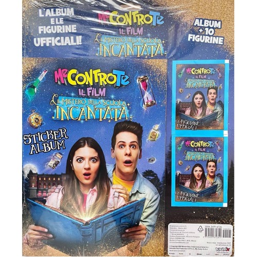Album + 2 Bustine di Figurine Me Contro Te il Film il Mistero della Scuola Incantata