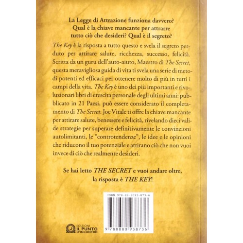 The Key - La chiave, Joe Vitale The Key - La chiave, Joe Vitale