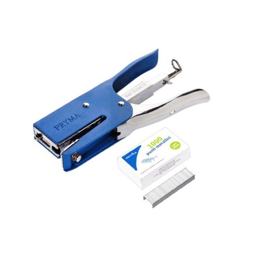 Cucitrice Metallici Premium 18X2.3X9Cm Blu, Pryma Cucitrice Metallici Premium 18X2.3X9Cm Blu, Pryma