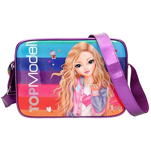 Top Model Borsa a tracolla per bambina Bandolera, Multicolore
