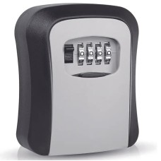 Cassetta di sicurezza per esterno, con combinazione codice, ideale per depositare chiavi, materiale in ABS resistente 