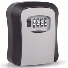 Cassa forte per chiavi, per esterno in metallo, con combinazione codice, ideale per depositare chiavi, materiale in metallo